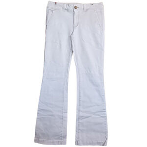 Women's American Eagle Outfitters Size 8 Regular White Khakis